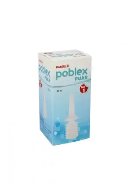 Poblex Kanüllü Puar No:1 30 ml