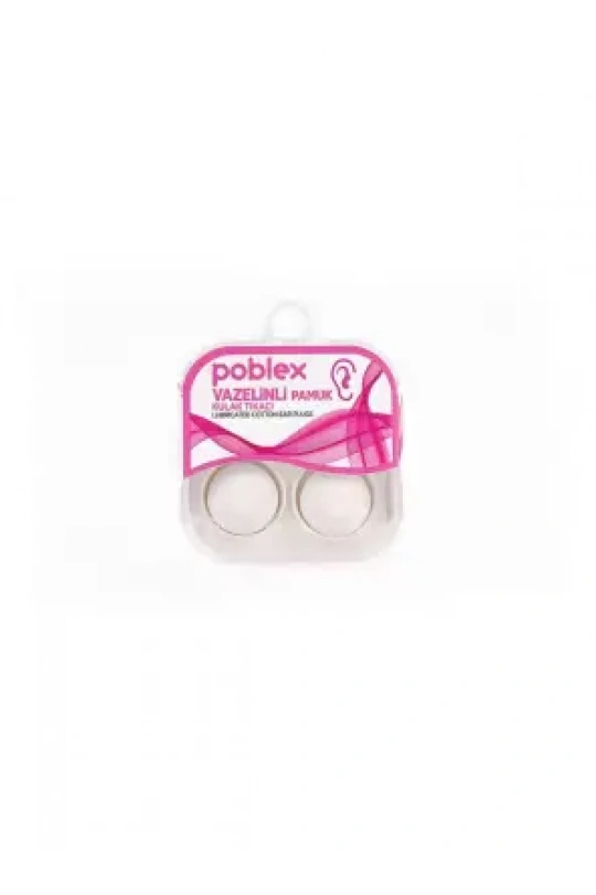 Poblex Vazelinli Pamuk Kulak Tıkacı - 4lü
