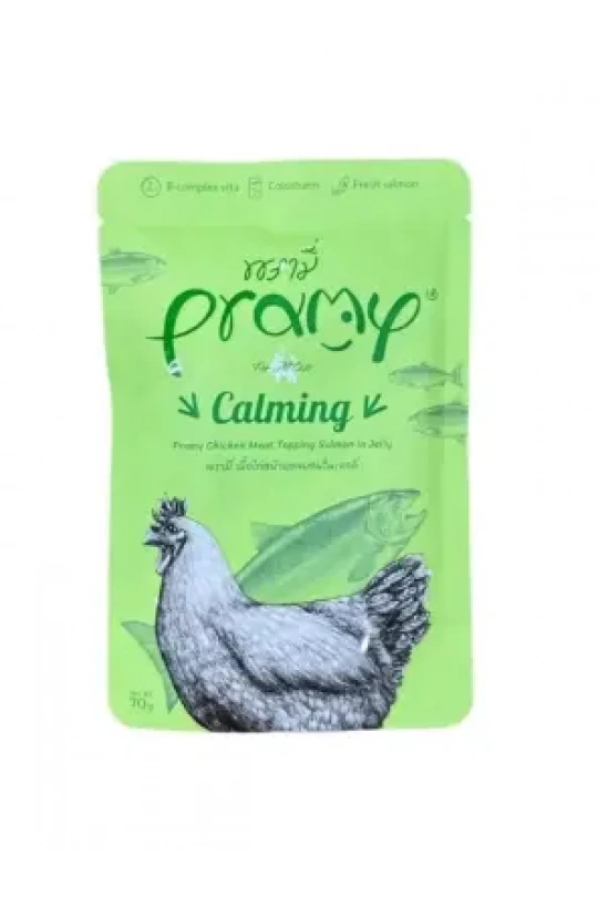 Pramy Jöle İçinde Somonlu Ve Tavuklu Yetişkin Kedi Maması 70G