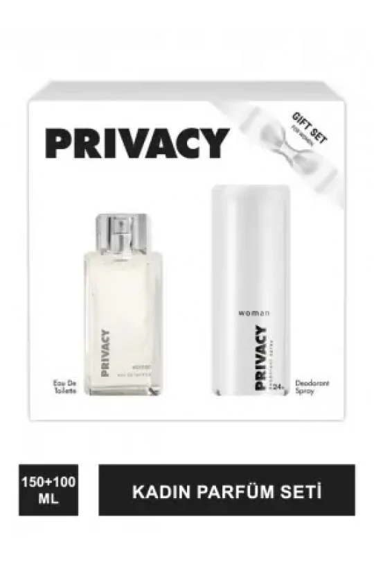 Privacy Kadın Parfüm Seti EDT Parfüm 100ml + Deodorant 150ml