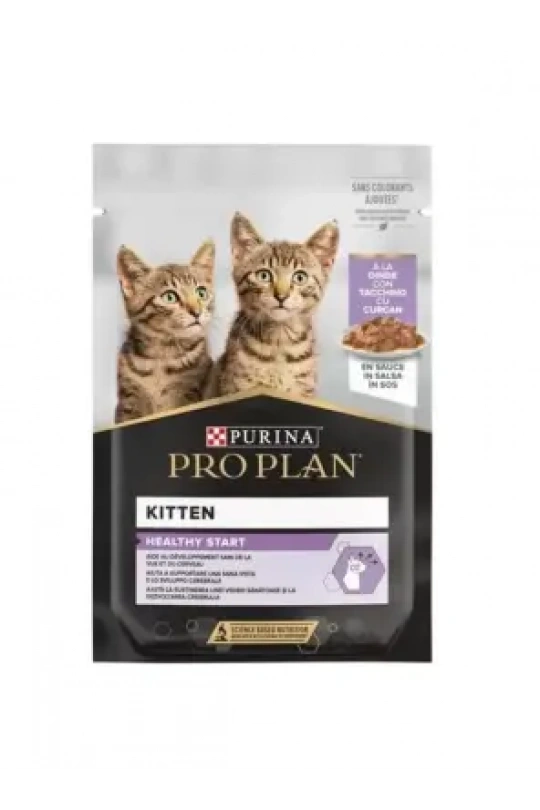 Pro Plan Kitten Hindi Etli Pouch Yavru Kedi Konservesi 85 Gr