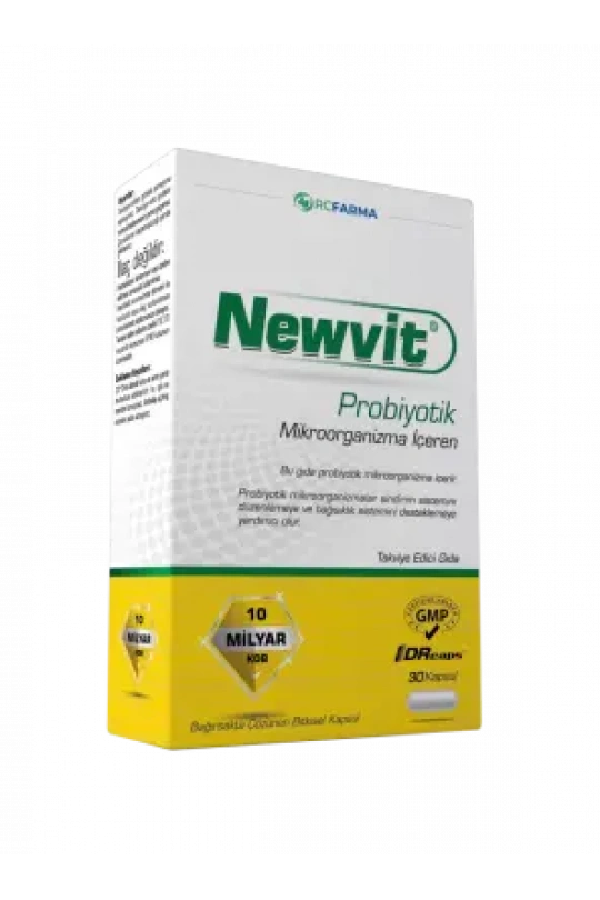 Rc Pharma Newvit Probiyotik 30 Kapsül