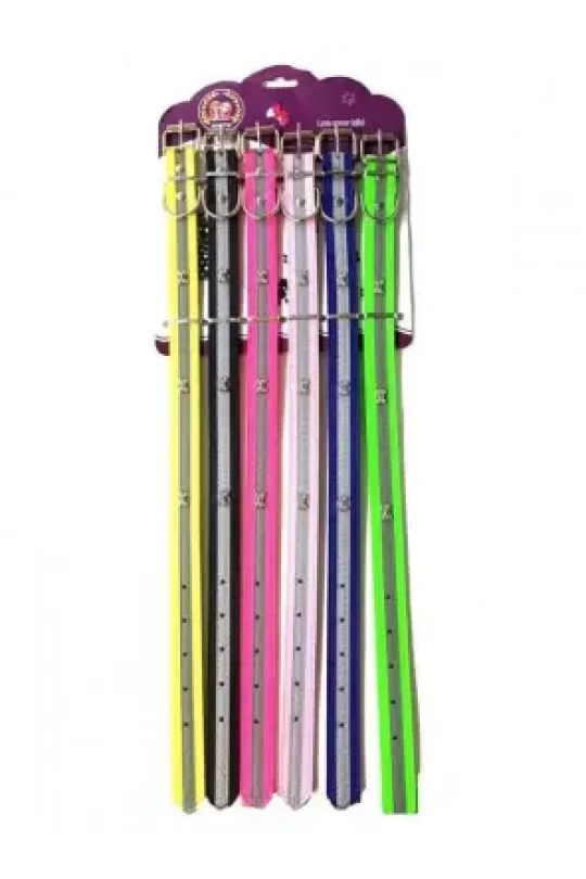 Reflektörlü Kemik Desen Boyun Tasma 51X2,5 Cm