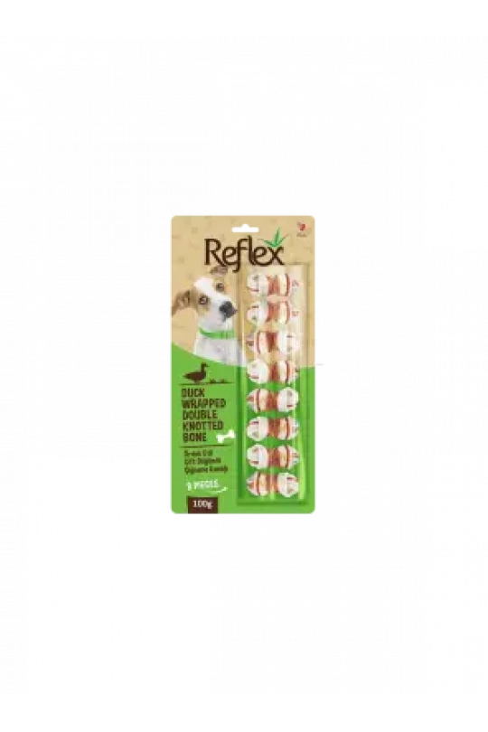 Reflex Ördek Etli Çift Düğümlü Kemik 8li 100 gr