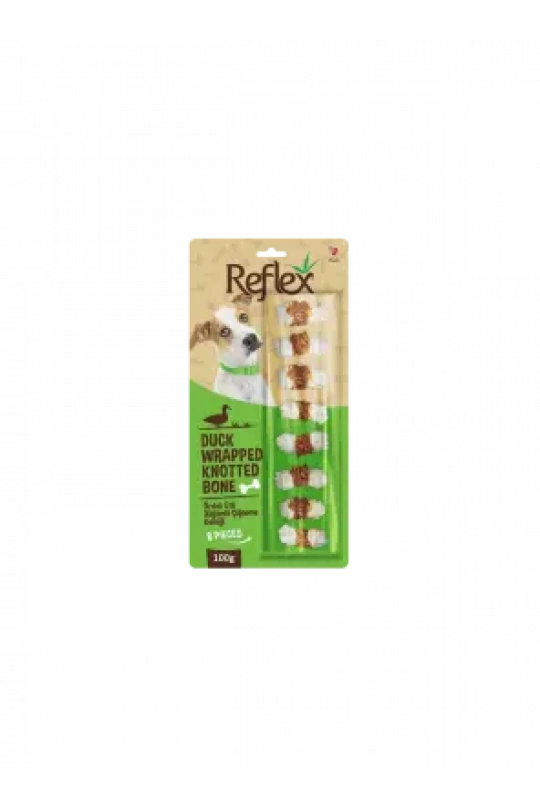 Reflex Ördek Etli Düğümlü Kemik 8li 100 gr