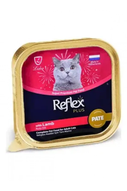 Reflex Plus Pate Kuzu Etli Yetişkin Kedi Maması 85 G
