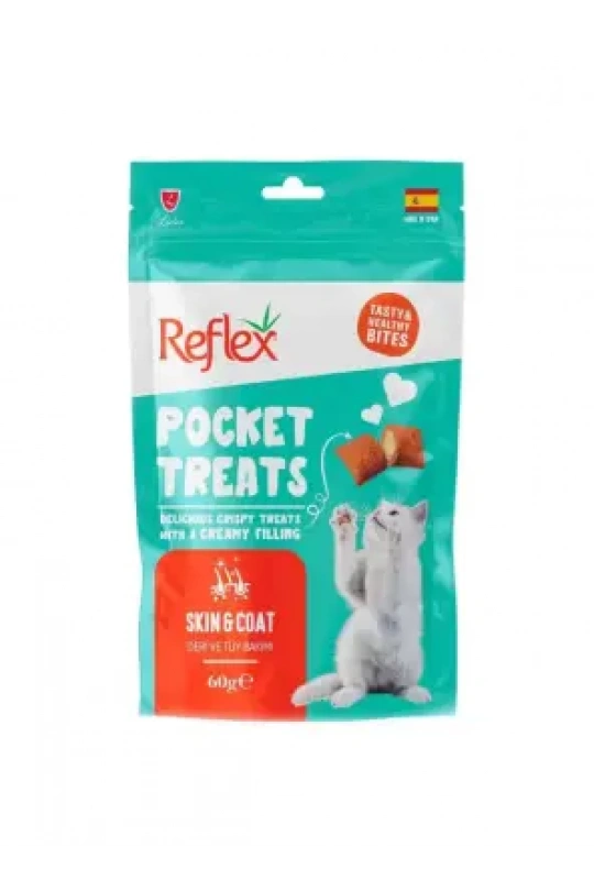 Reflex Pocket Treats Skin and Coats 60g