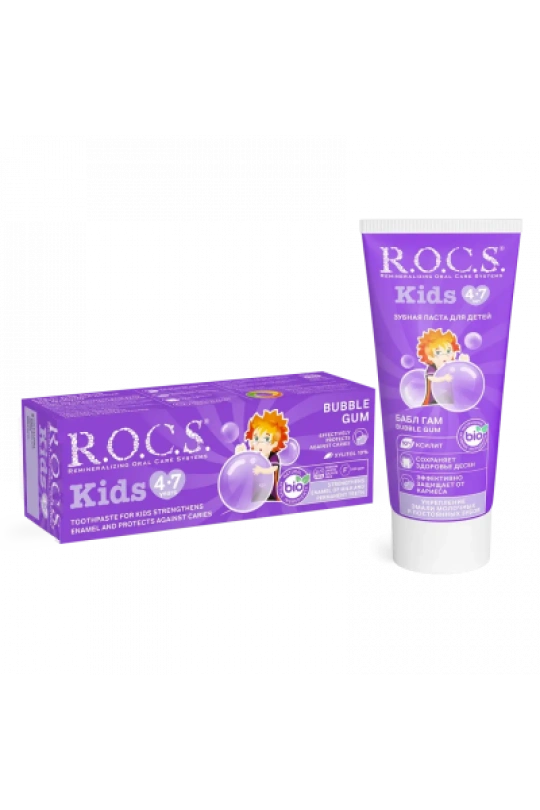 ROCS Kids Balon Sakızlı 4-7 Yaş Diş Macunu 35 ml