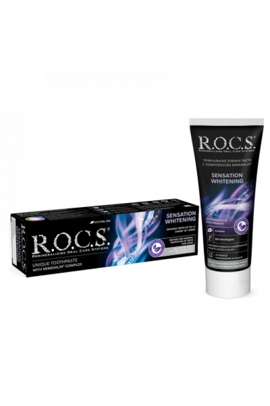 ROCS Sensation Whitening Beyazlatıcı Parlatıcı Diş Macunu 60ml