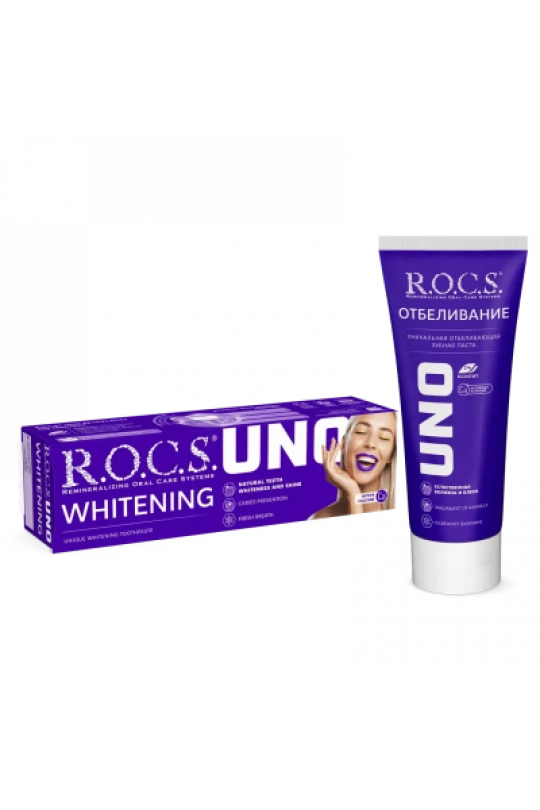 Rocs Uno Whitening - Beyazlatıcı - Diş Macunu 60 ml