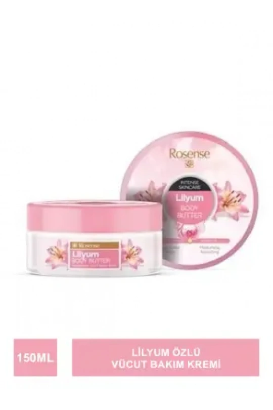 Rosense Lilyum Body Butter - Nemlendirici Vücut Bakım Kremi - 150 ml
