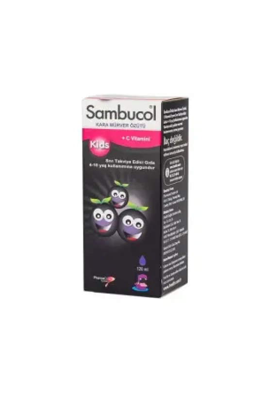 Sambucol Kids Kara Mürver Özütü Likit Şurup 120 ml