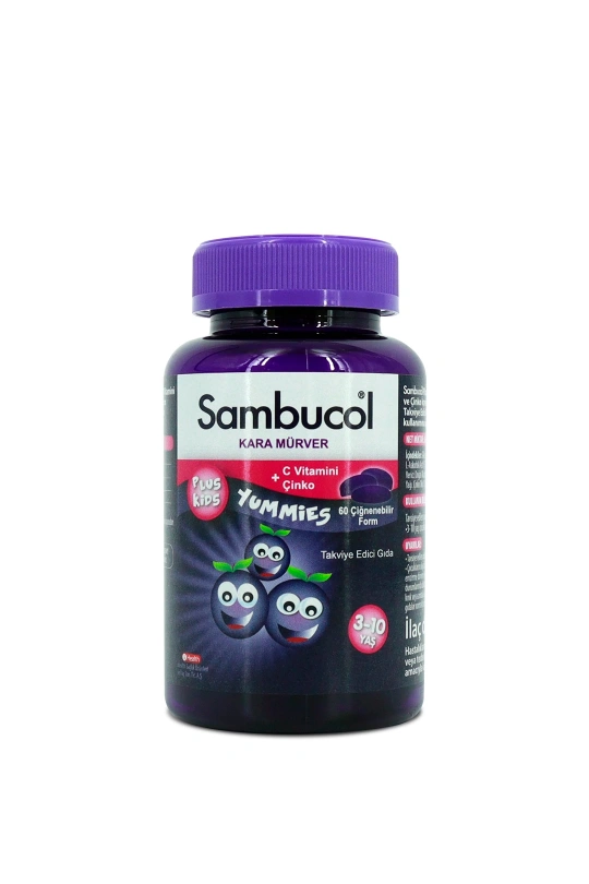 Sambucol Plus Kids Yummies Gıda Takviyesi 60 Adet