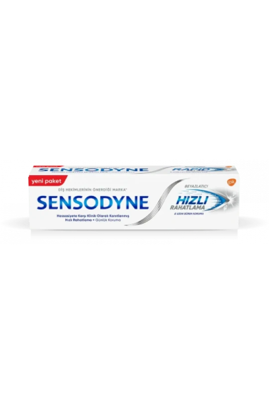 Sensodyne Hızlı Rahatlama Beyazlatıcı Diş Macunu 75ml