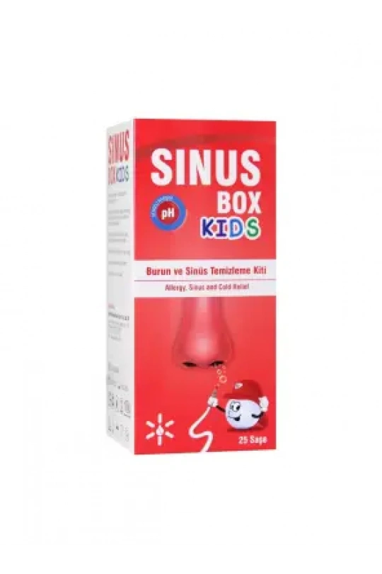 Sinus Box Kids Burun ve Sinüs Temizleme Kiti 25 Saşe