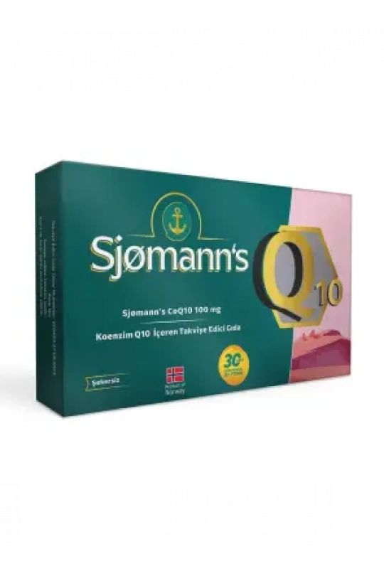 Sjomanns Koenzim Q10 100mg 30 Çiğnenebilir Jel Tablet