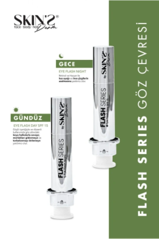 Skins Derm Eye Flash Day & Night Göz Kremi