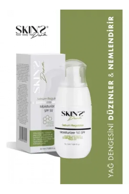 Skins Derm Sebum Regulator Moisturizing Spf50 Cream 50 ml