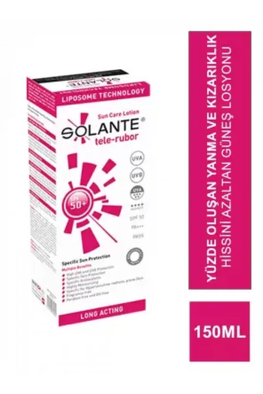 Solante Tele-Rubor Lotion Spf 50 150 ml - Güneş Koruyucu Losyon