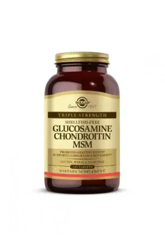 Solgar Glucosamine Chondroitin MSM 120 Tablet