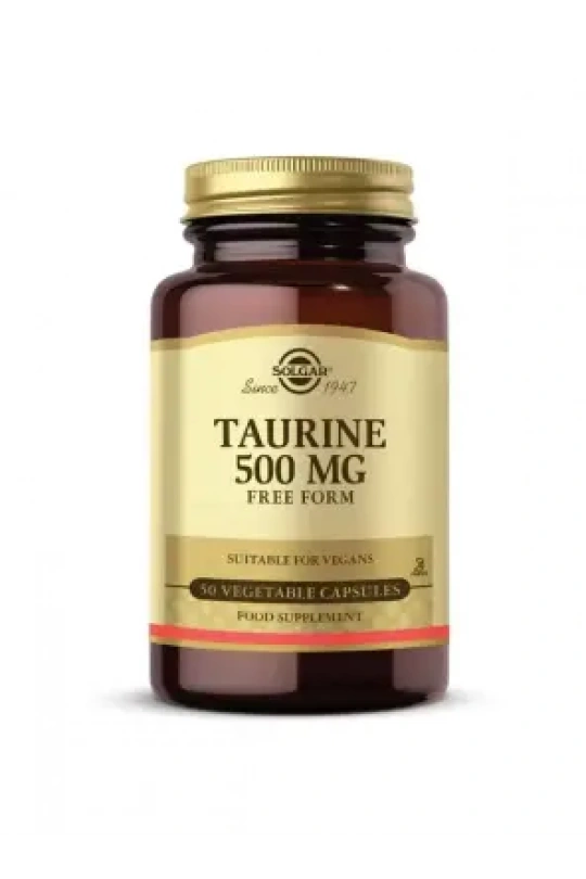 Solgar Taurine 500 Mg 50 Bitkisel Kapsül