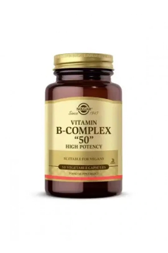 Solgar Vitamin B-Complex -50- 50 Kapsül