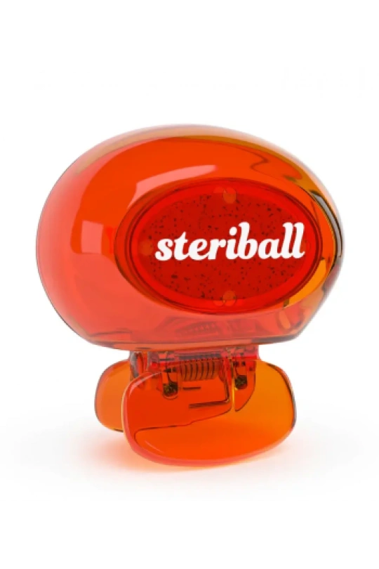 Steriball Yetişkin Diş Fırçası Koruyucu Hijyenik Kap - Turuncu - Limon Kokulu