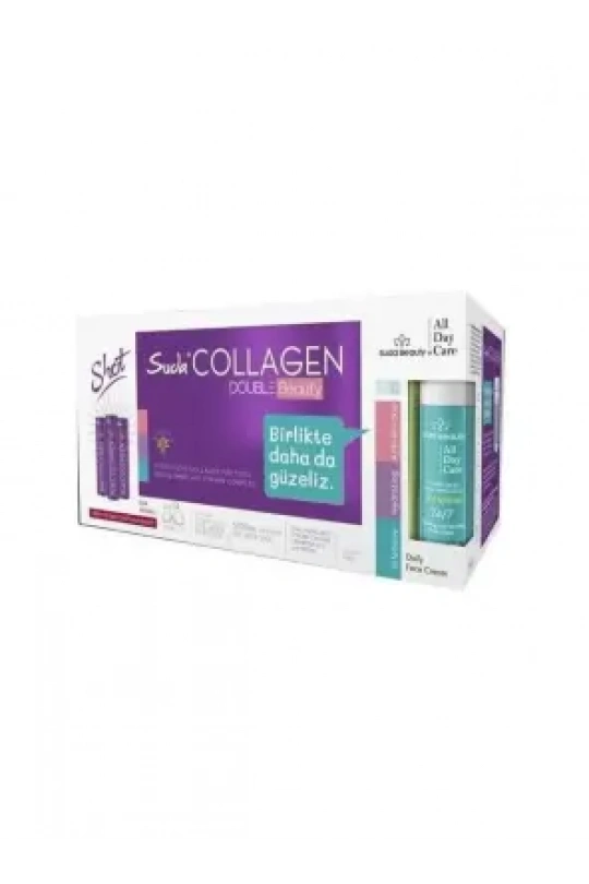 Suda Collagen Double Beauty Plum 30x40ml - Suda Beauty Kırışıklık Karşıtı Nemlendirici Yüz Kremi 50ml