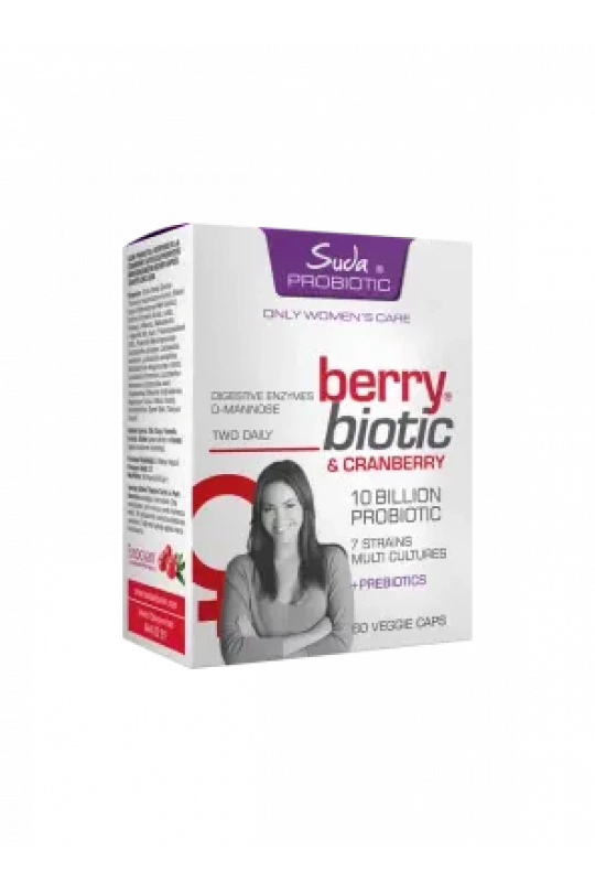 Suda Probiotic Berrybiotic 60 Vegan Kapsül