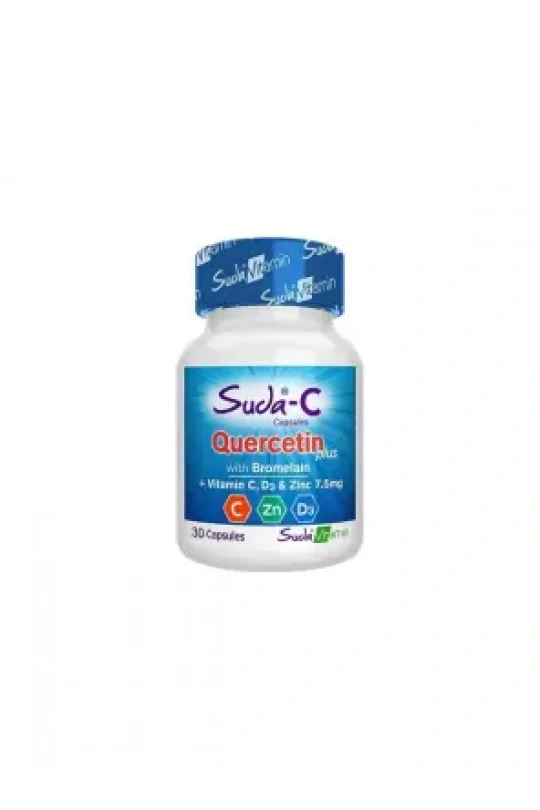 Suda Vitamin Suda-C Quercetin Plus 30 Kapsül