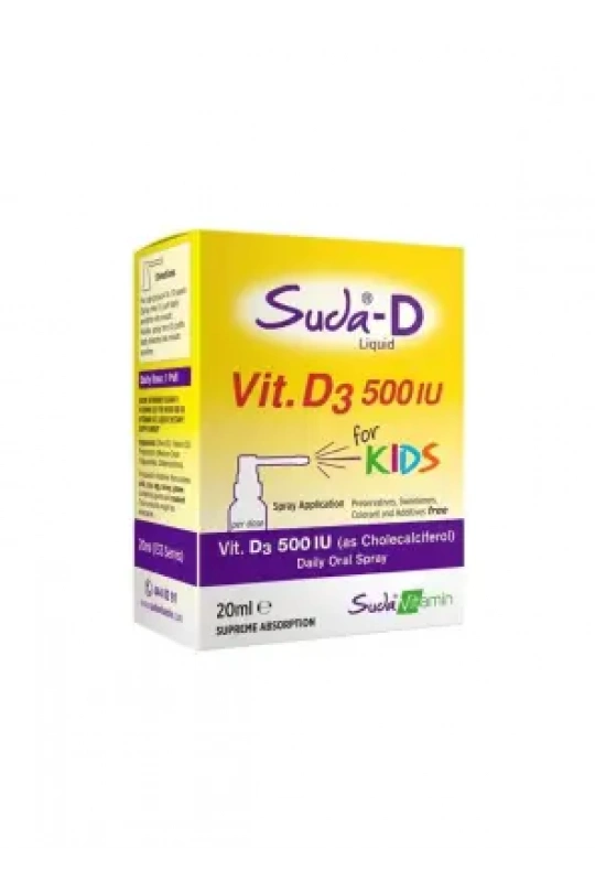 Suda Vitamin Vitamin D3 500IU For Kids 20 ml