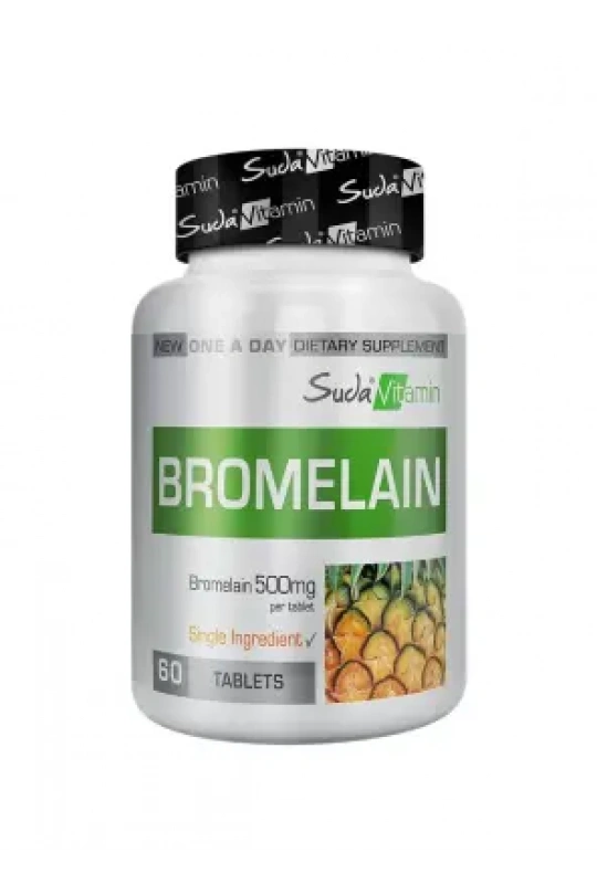 Suda Vitamin Vitamins Bromelain 500mg 60 Tablet