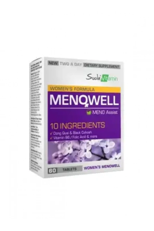 Suda Vitamin Vitamins Womens Formula MenoWell 60 Tablets