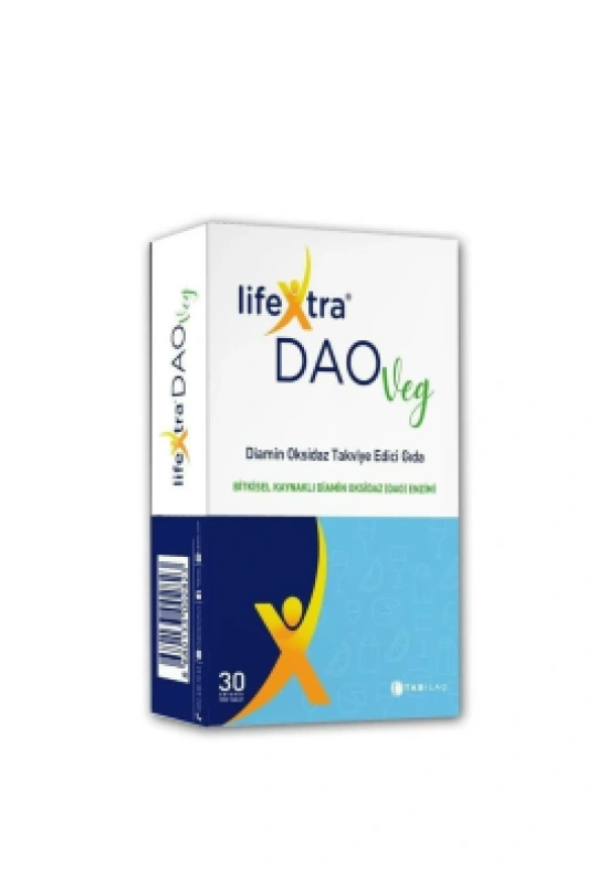 Tab İlaç LifeXtra Dao Veg 30 Tablet