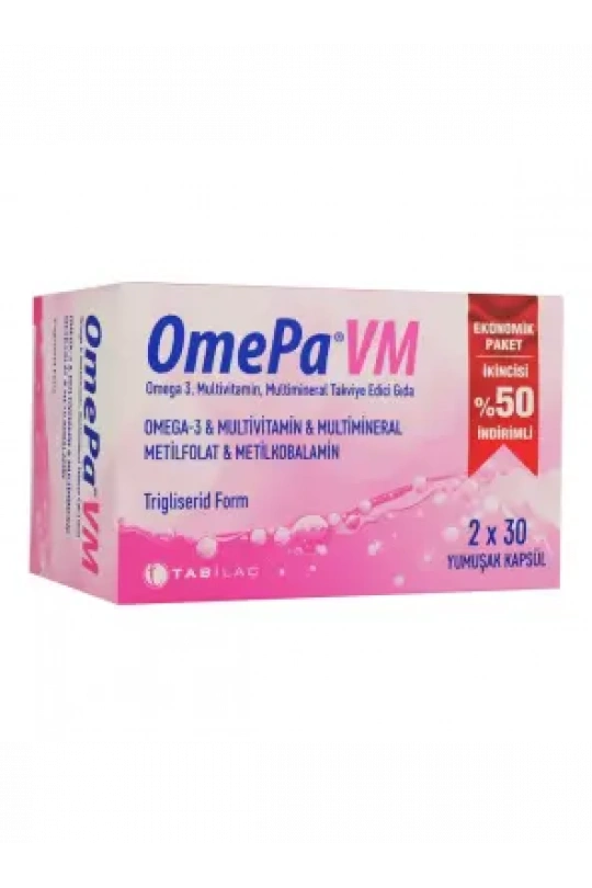 Tab İlaç OmePa VM 2x30 Kapsül | Ekonomik Paket