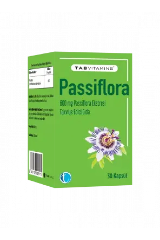 Tab İlaç Vitamins Passiflora 30 Kapsül