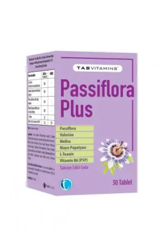 TabVitamins Passiflora Plus 30 Tablet