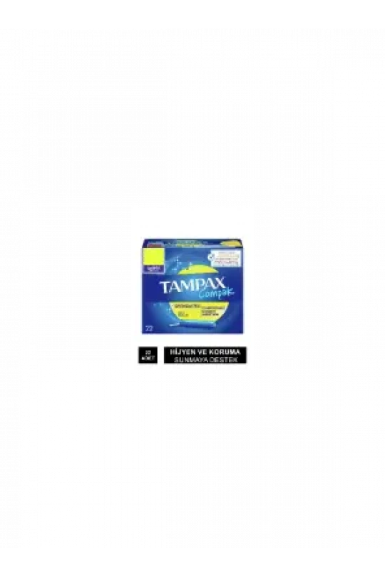 Tampax Compak Normal Tampon 22 Adet