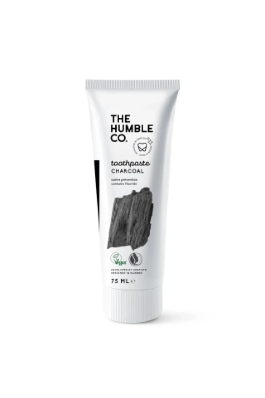 The Humble Co Natural Toothpaste Charcoal 75 ml Kömür Tozlu Komple Bakım Siyah Diş Macunu
