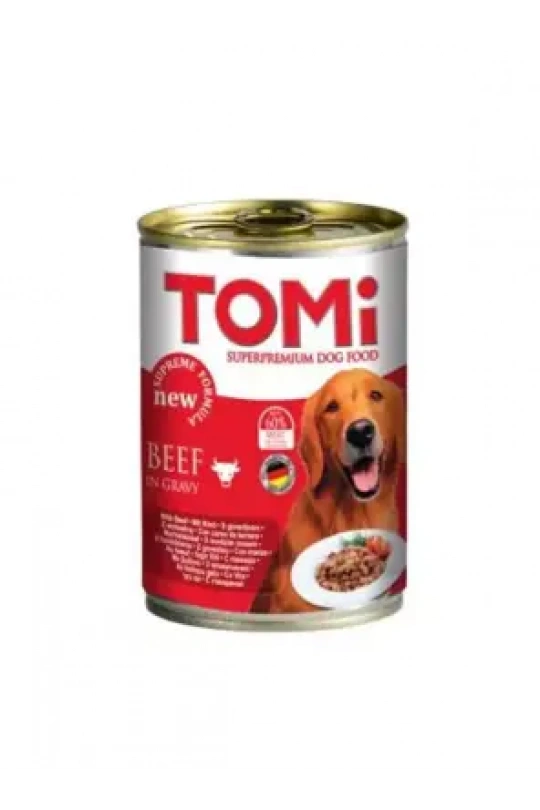 Tomi Biftek Etli Köpek Konservesi 400 Gr