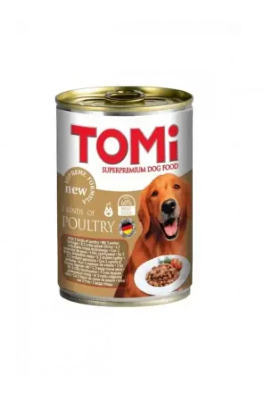 Tomi Üç Çeşit Kanat Etli Köpek Konservesi 400 Gr