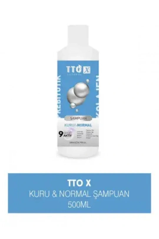 TTO X Kolajen ve Prebiyotik Kuru & Normal Saçlar Şampuan 500ml