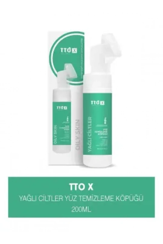 TTO X Yağlı Ciltlere Özel Aplikatörlü Yüz Temizleme Köpüğü 200ml