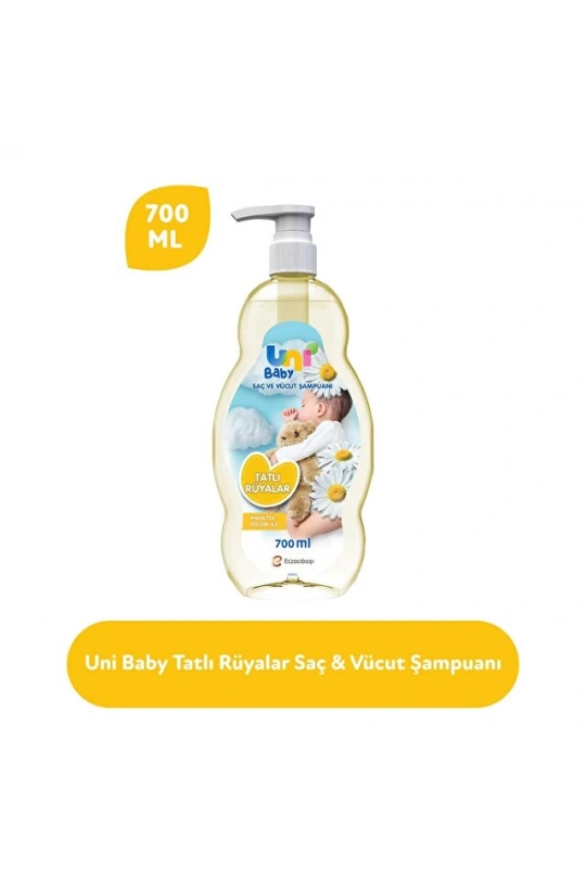 Uni Baby Tatlı Rüyalar Saç ve Vücut Şampuanı 700 ml