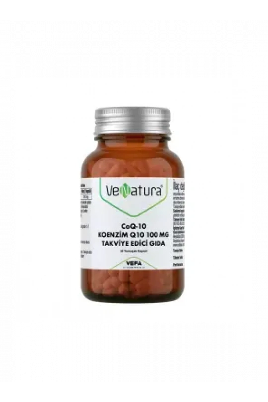 Venatura CoQ-10 Koenzim Q10 100 mg Takviye Edici Gıda 30 Kapsül