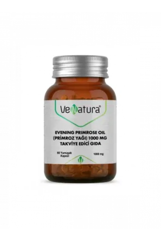 VeNatura Evening Primrose Oil -Primroz Yağı- 1000 mg 60 Kapsül