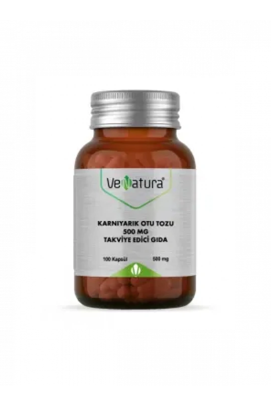 VeNatura Karnıyarık Otu Tozu Takviye Edici Gıda 100 Kapsül
