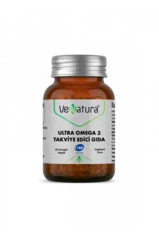 VeNatura Ultra Omega 3 Takviye Edici Gıda 30 Kapsül