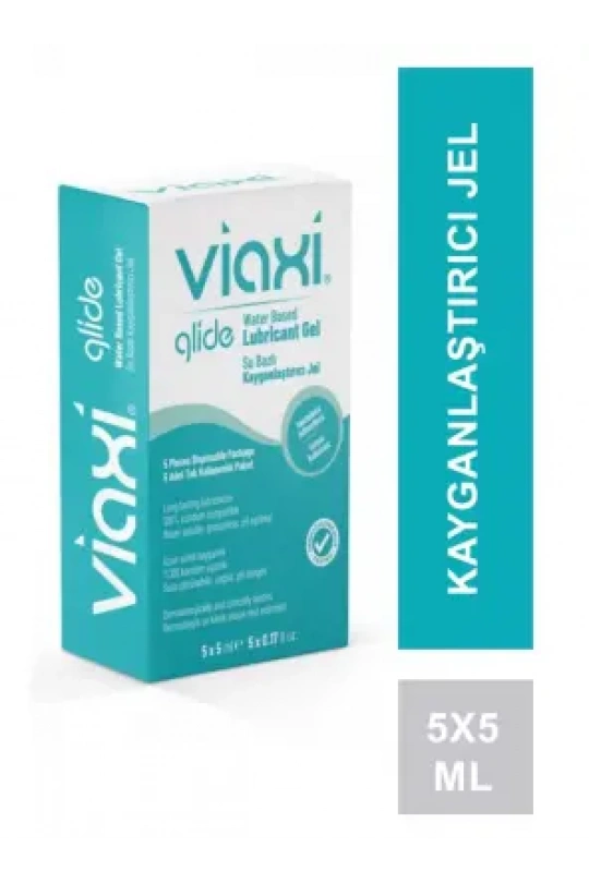 Viaxi Glide Kayganlaştırıcı Jel Sade 5x5 ml