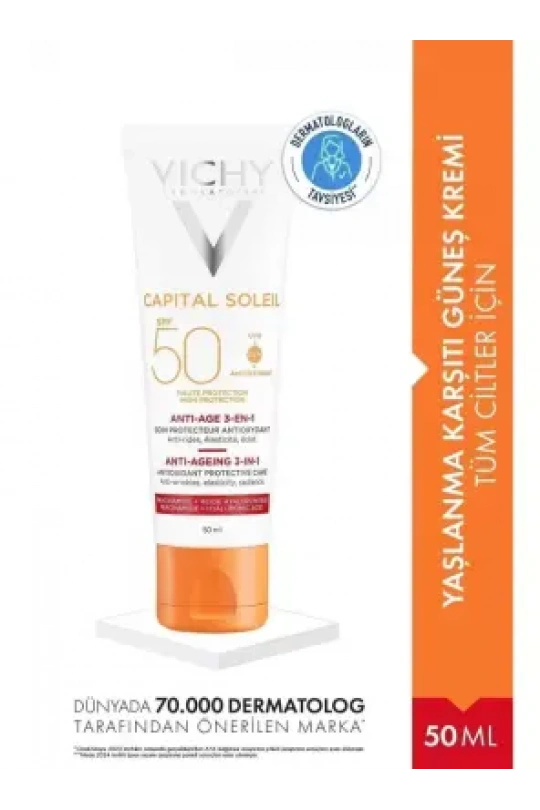 Vichy Capital Soleil Anti-Aging 3-IN-1 SPF 50 50 ml